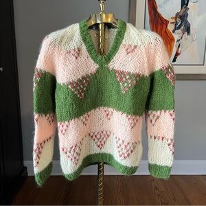Vintage Italian Wool Sweater Saks Fifth Avenue Size 36